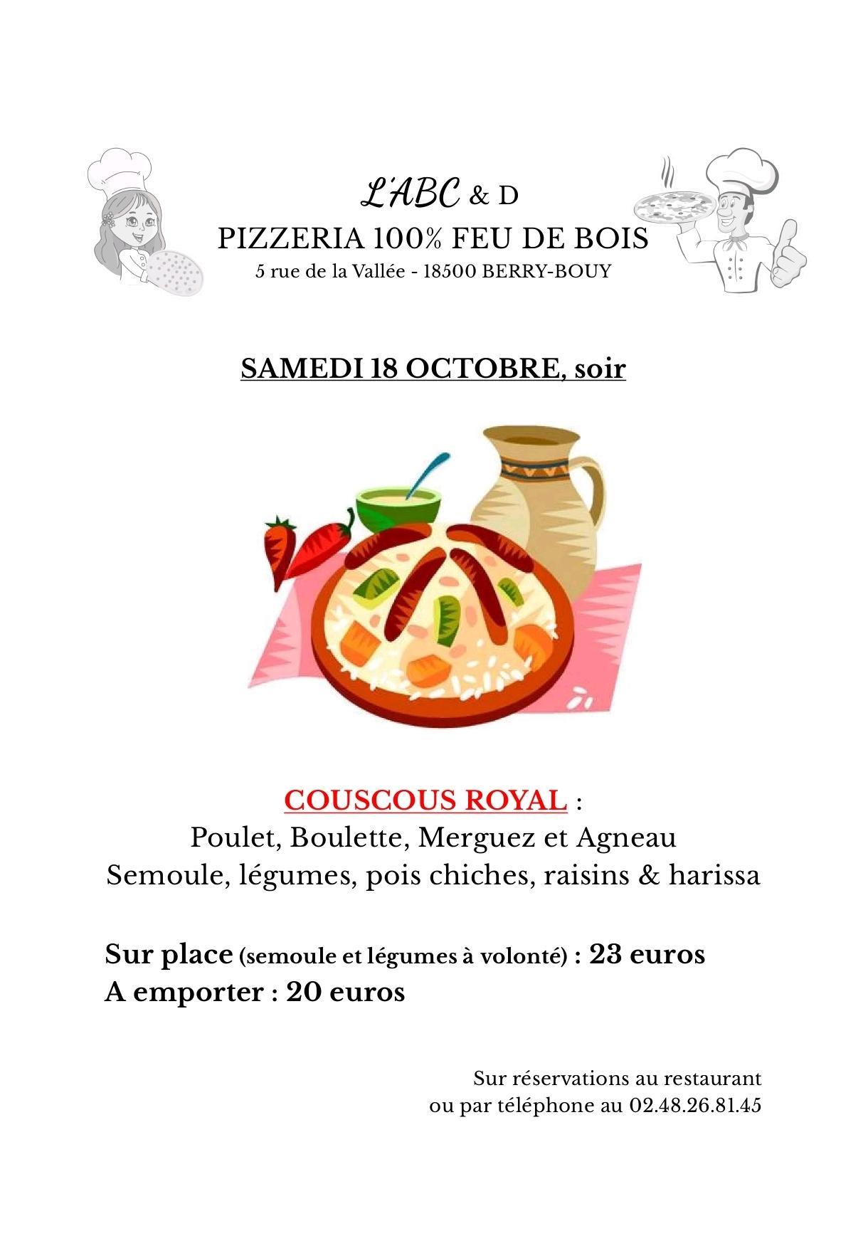 Samedi 18 octobre